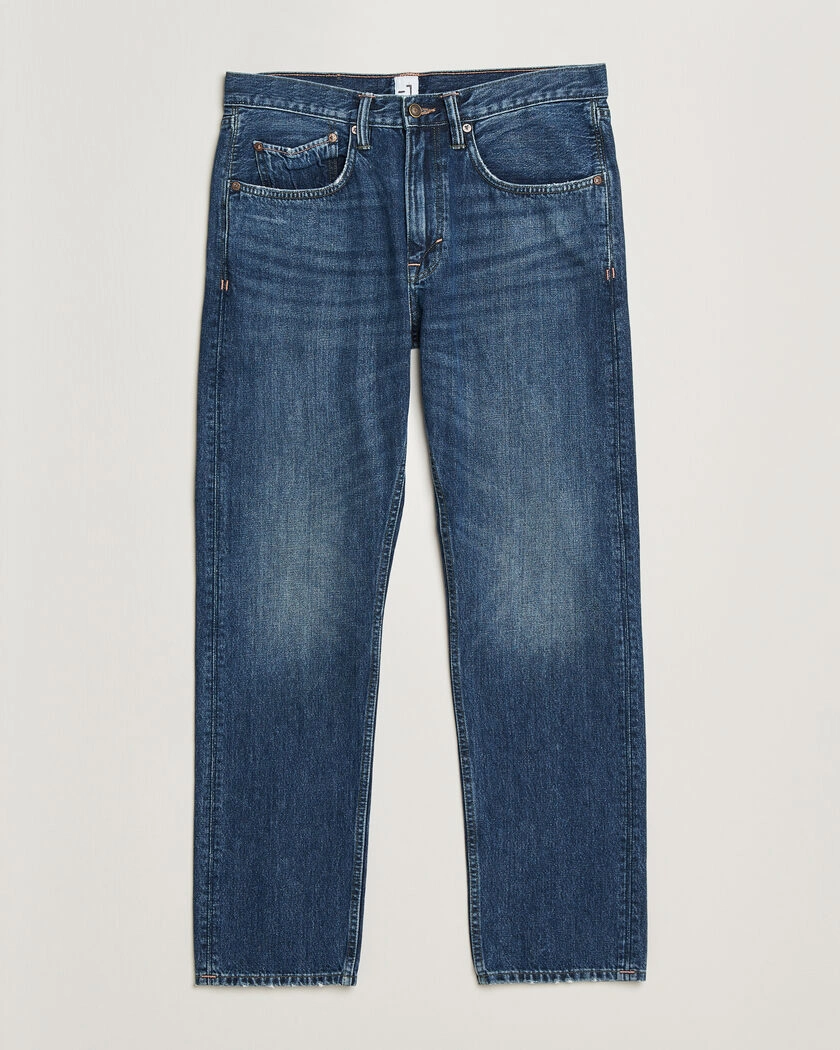 -1 Nordic Denim Regular Fit Jeans Nordic Worn In – Blauw