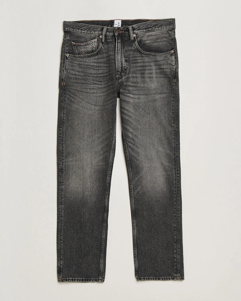 -1 Nordic Denim Regular Fit Jeans Thunderstorm Black Clean – Zwart