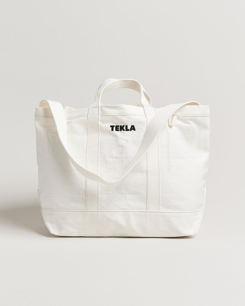 Tekla Beach Bag Ivory – Wit