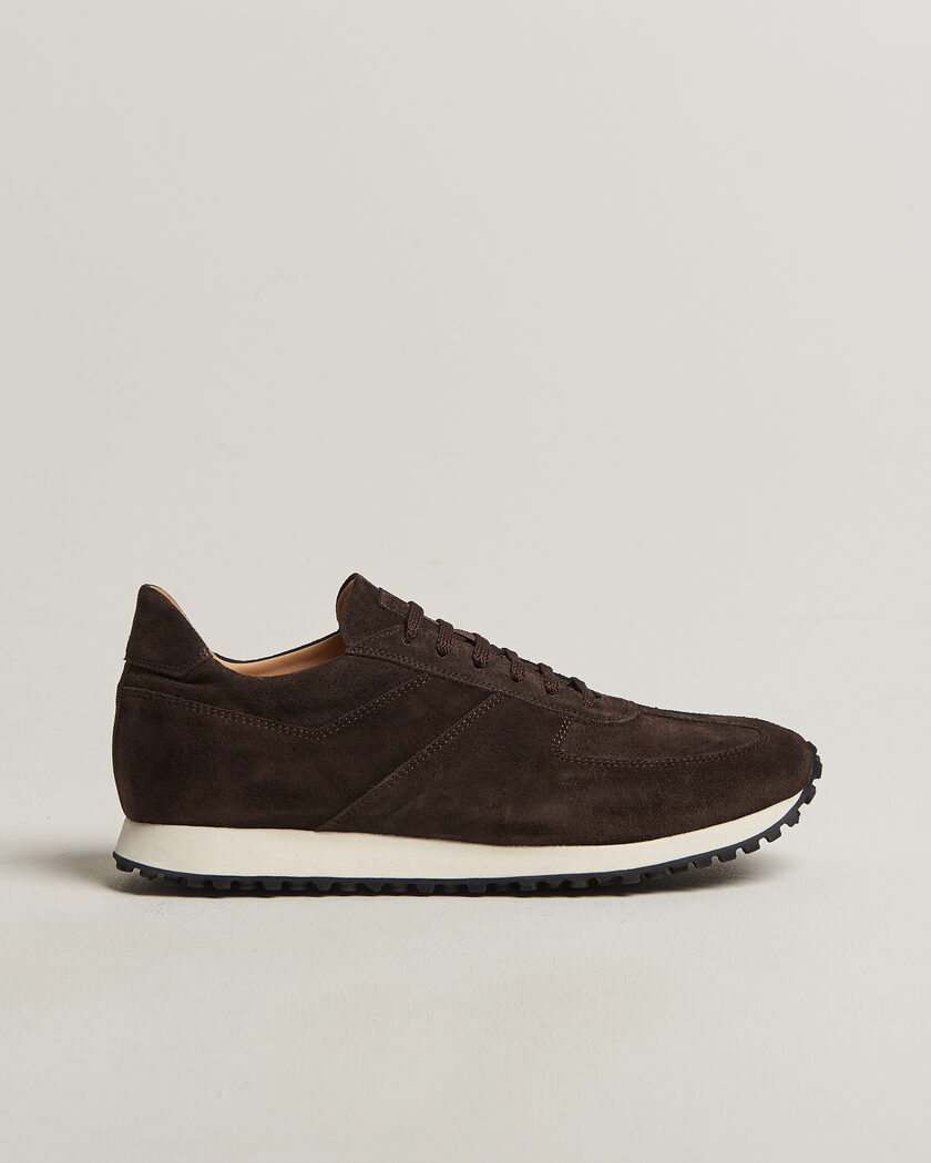 CQP Stride Suede Runner Dark Brown – Bruin