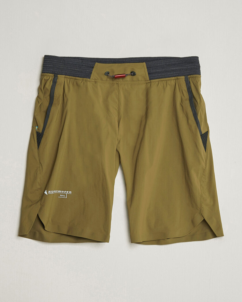 Klättermusen Nal Windbreaker Shorts Olive – Groen