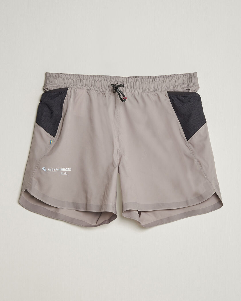 Klättermusen Bele Running Shorts Ridge Grey – Grijs