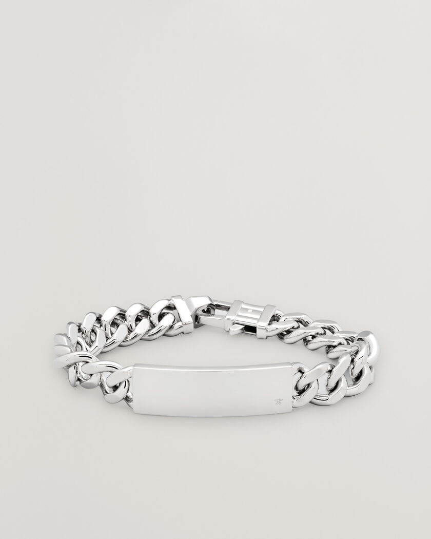 Tom Wood ID Bracelet Silver – Zilver