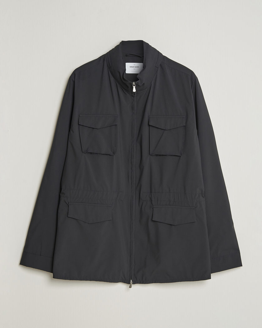 Gran Sasso Nylon Field Jacket Navy – Blauw