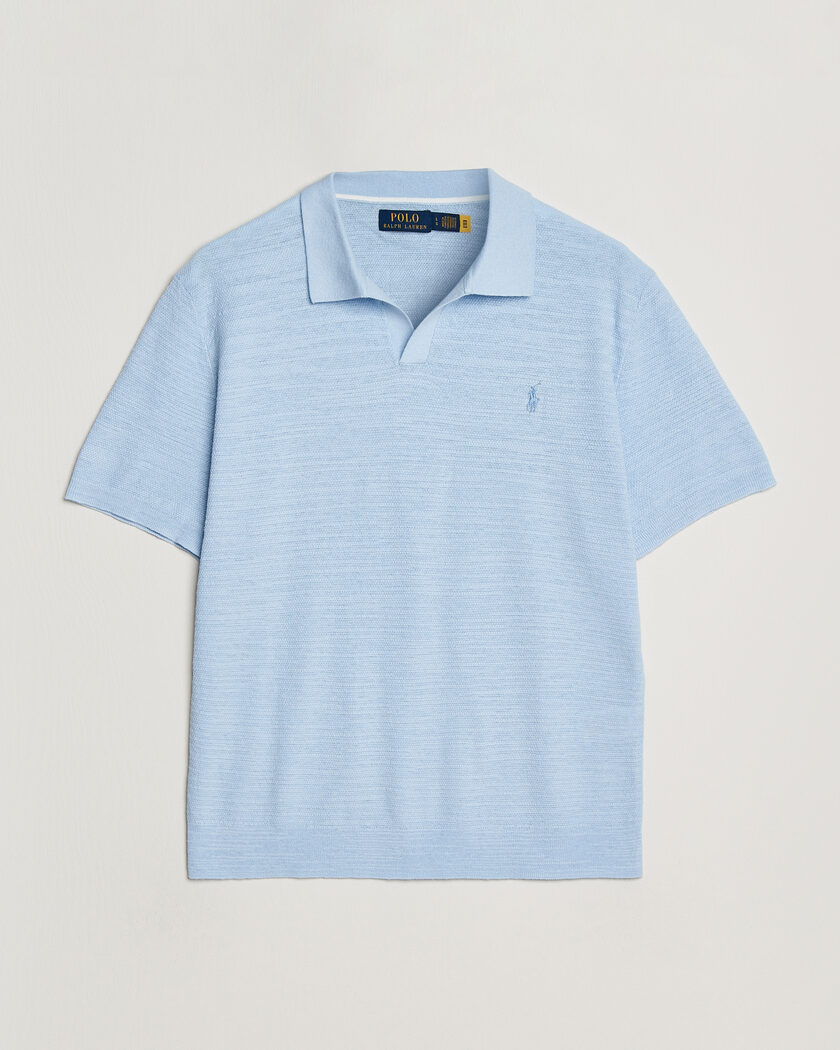 Polo Ralph Lauren Cotton Blend Polo Office Blue – Blauw