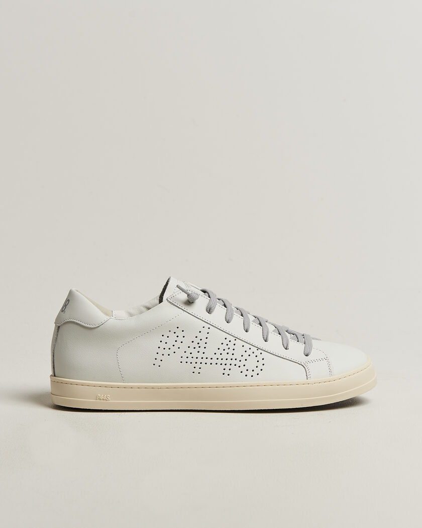 P448 John Leather Sneaker White – Wit