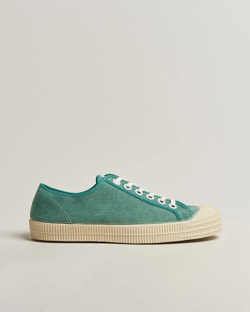 Novesta Star Master Washed Organic Cotton Sneaker Green – Groen