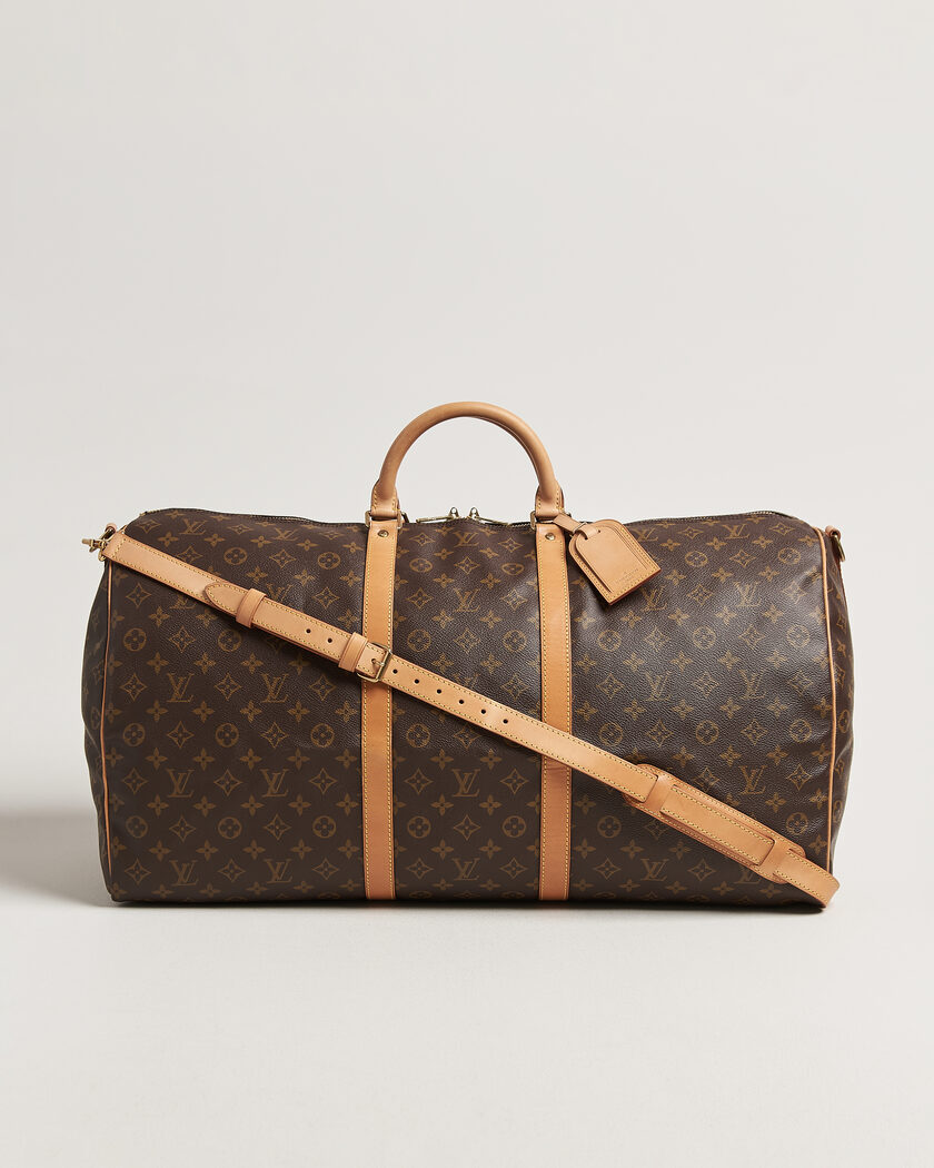  Louis Vuitton Pre-Owned Keepall Bandouliére 60 Monogram – Bruin