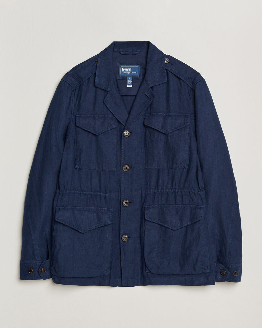 Stone Island David TC Field Jacket Navy Blue | Man - CareOfCarl.nl