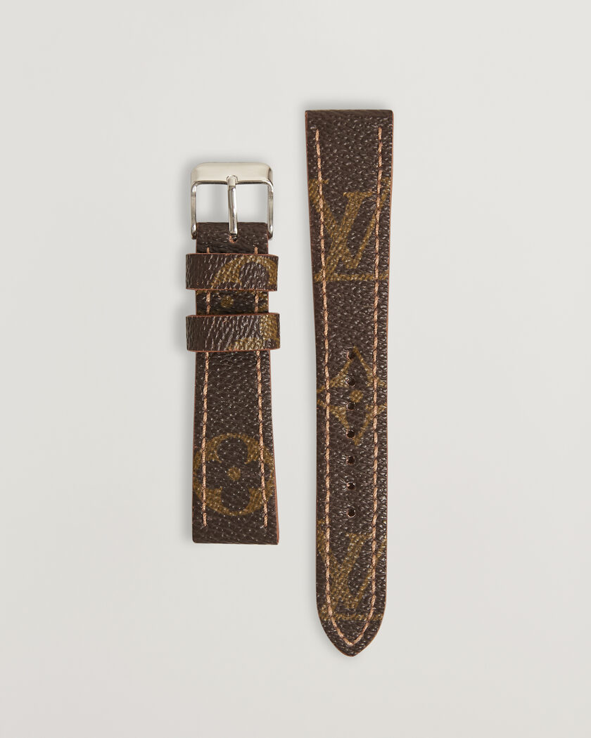 Care with Carl Watch Strap Remade Louis Vuitton 20/16 mm Monogram