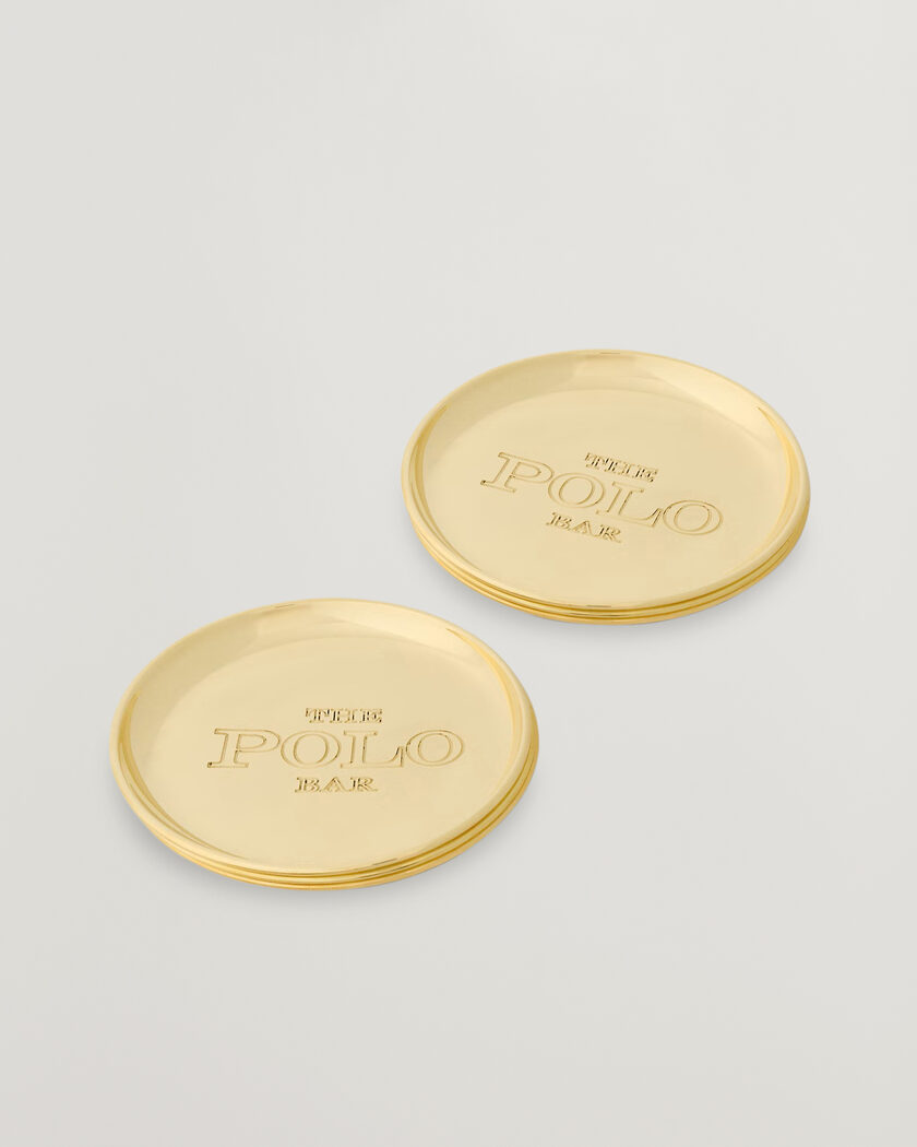 Ralph Lauren Home Polo Bar Coasters Brass – Goud