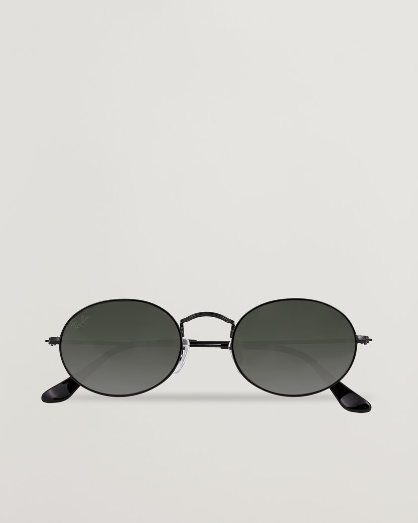 Ray-Ban Oval Sunglasses Black – Zwart