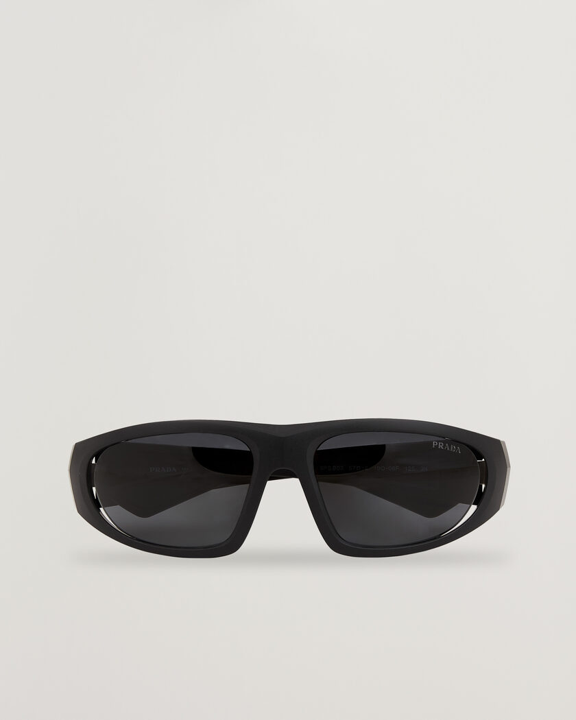 Prada Linea Rossa 0PS B03S Sunglasses Matte Black – Zwart