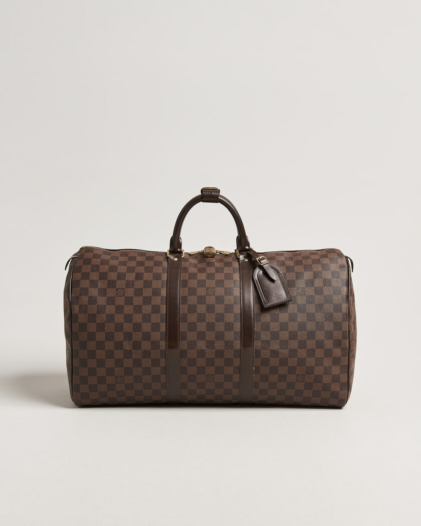 Louis Vuitton Pre-Owned Keepall 50 Damier Ebene – Bruin