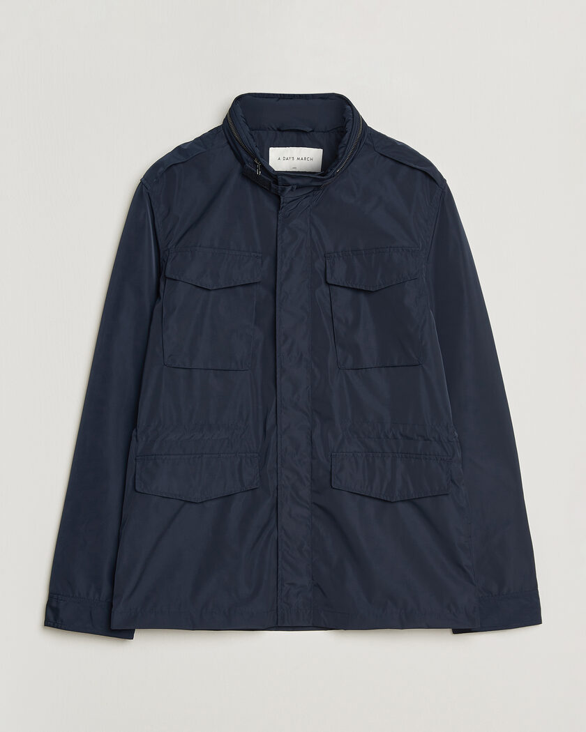 Stone Island David TC Field Jacket Navy Blue | Man - CareOfCarl.nl
