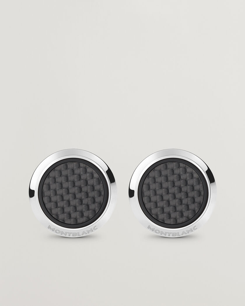 Montblanc Meisterstück Cufflinks Black Carbon – Zwart