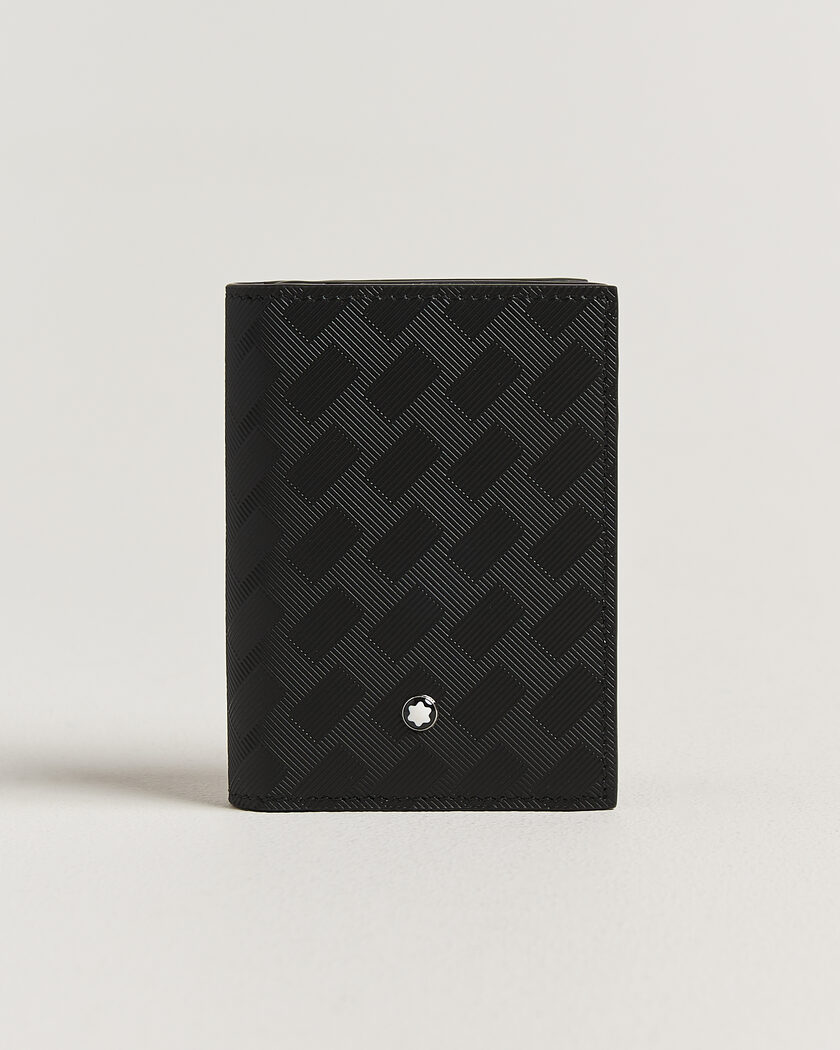 Montblanc Extreme Leather 4cc Card Wallet Black – Zwart
