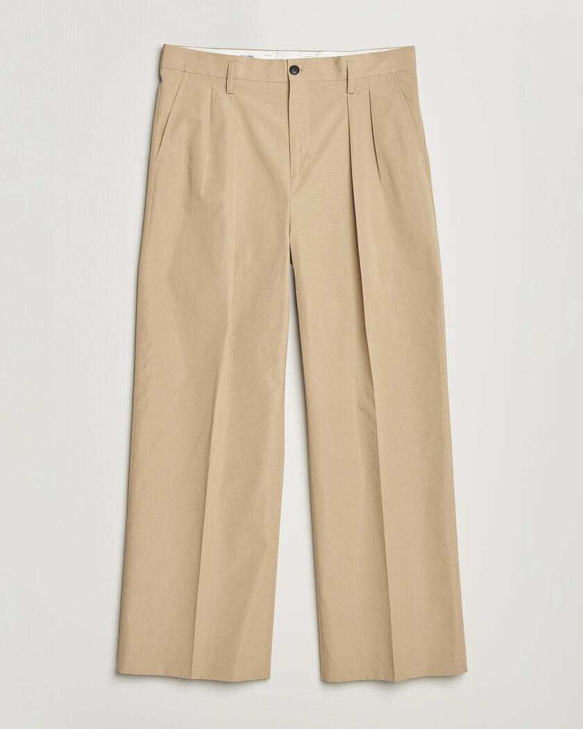 Filippa K Milo Cotton Trousers Canvas Beige – Beige