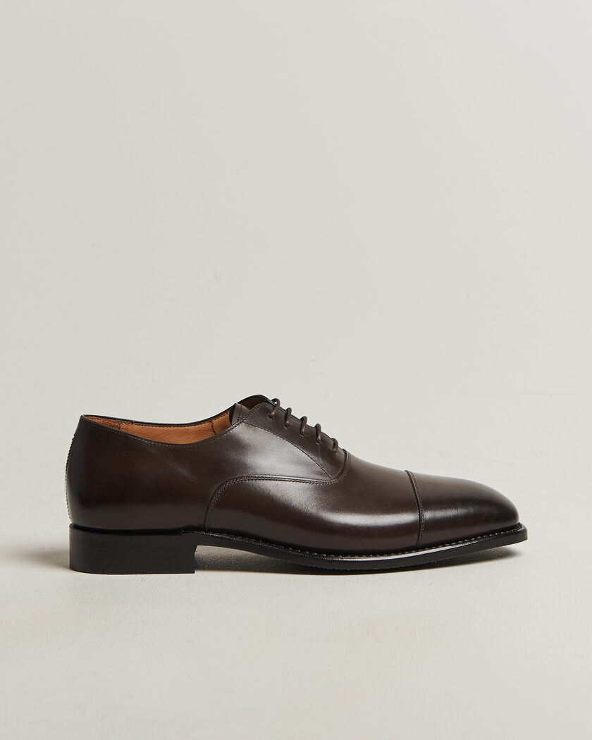 Myrqvist Äppelviken II Oxford Dark Brown Calf – Bruin