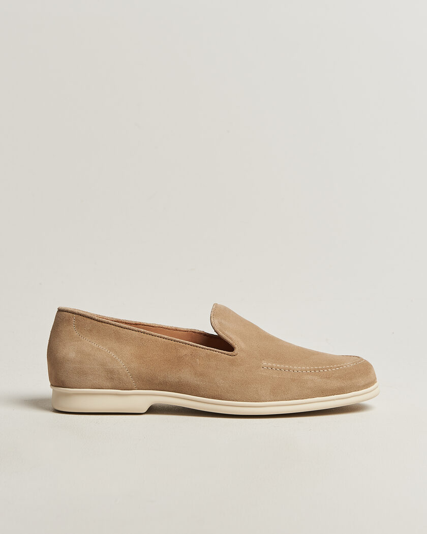 Myrqvist Brännö II Loafers Sand Suede – Beige