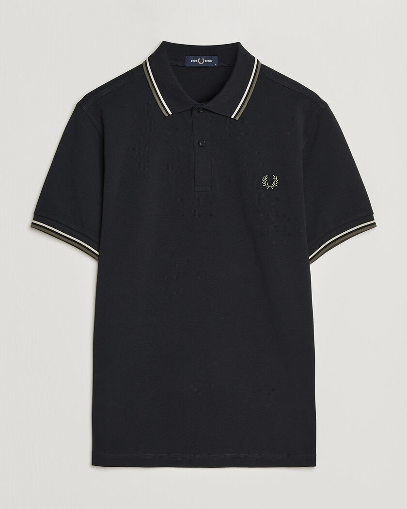 Fred Perry Twin Tipped Polo Shirt Black – Zwart