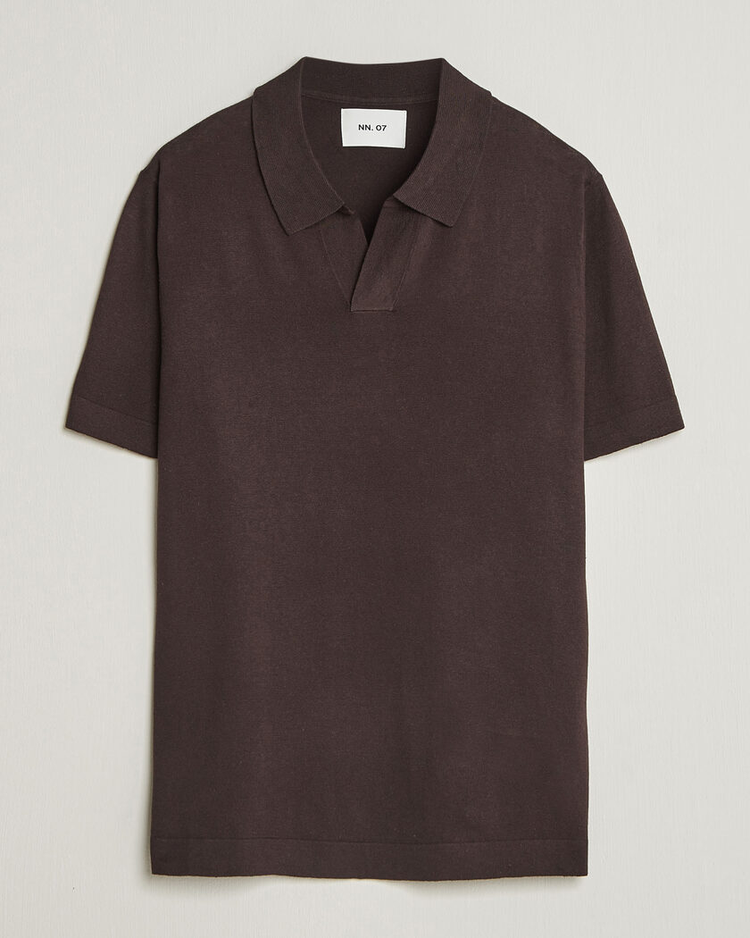 NN07 Ryan Cotton/Linen Polo Dusky Port – Bruin