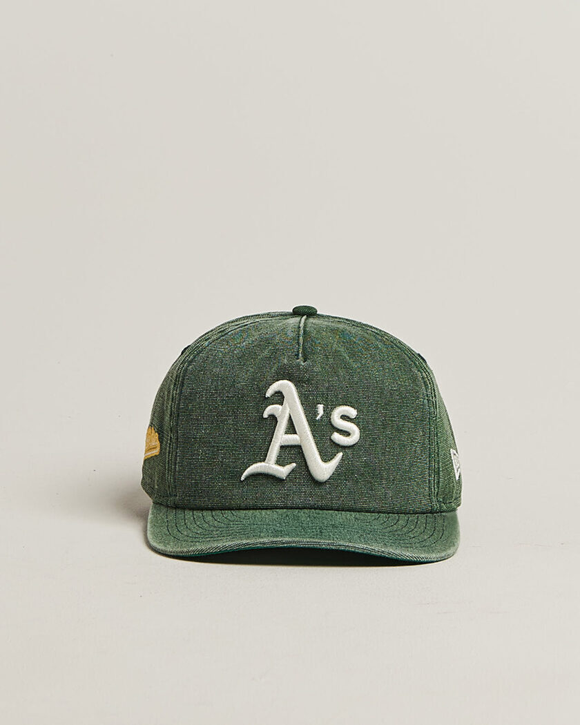 New Era 9Twenty Washed Cotton Cap Oakland Athletics – Groen