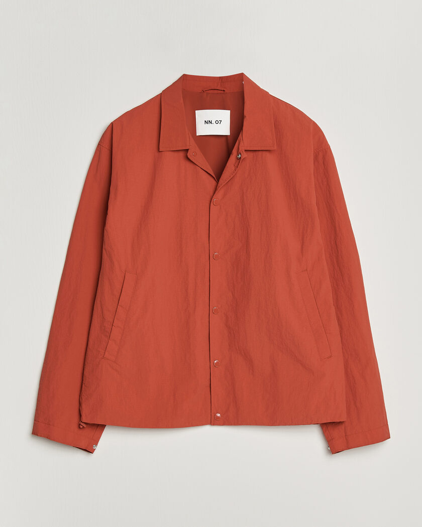 NN07 Frenton Coach Jacket Sienna Heat – Rood