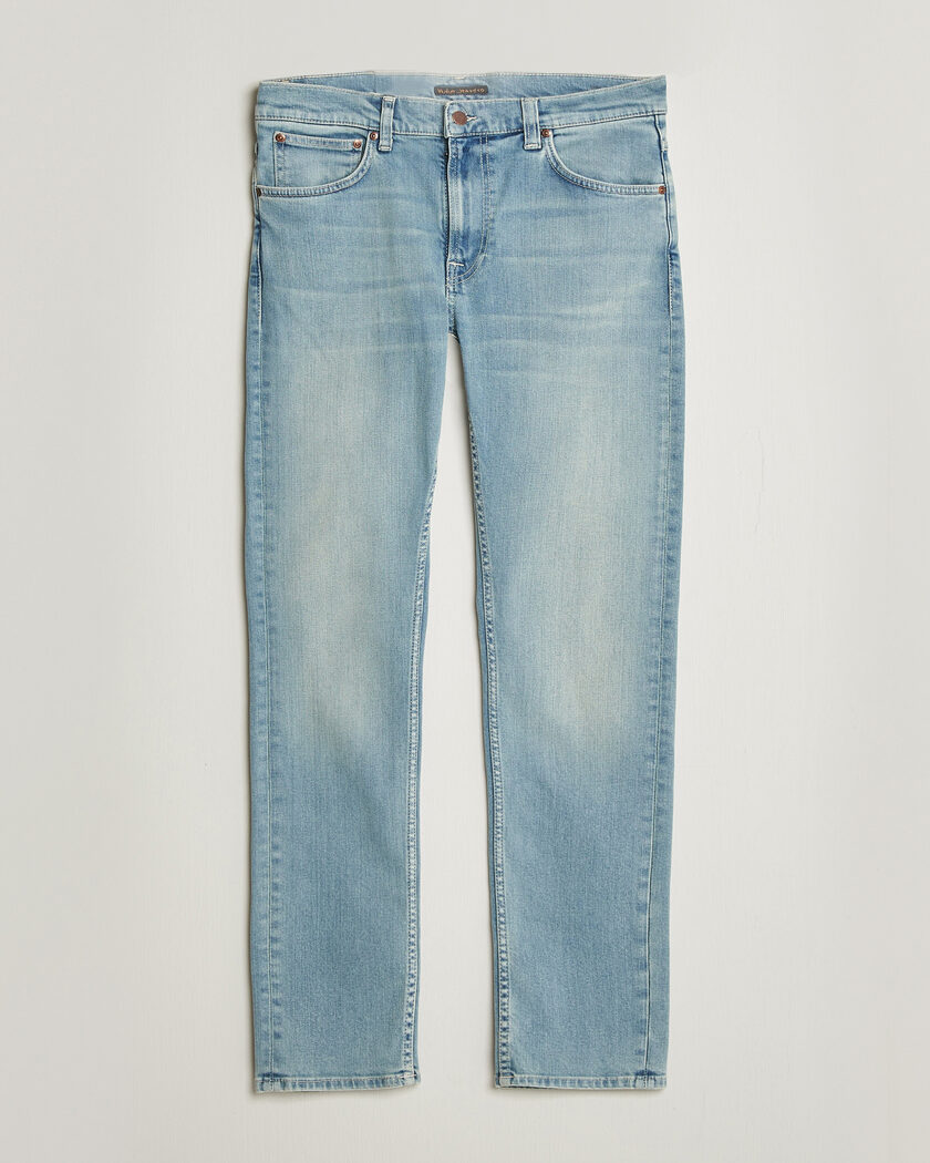 Nudie Jeans Lean Dean Jeans Shallow Sea – Blauw