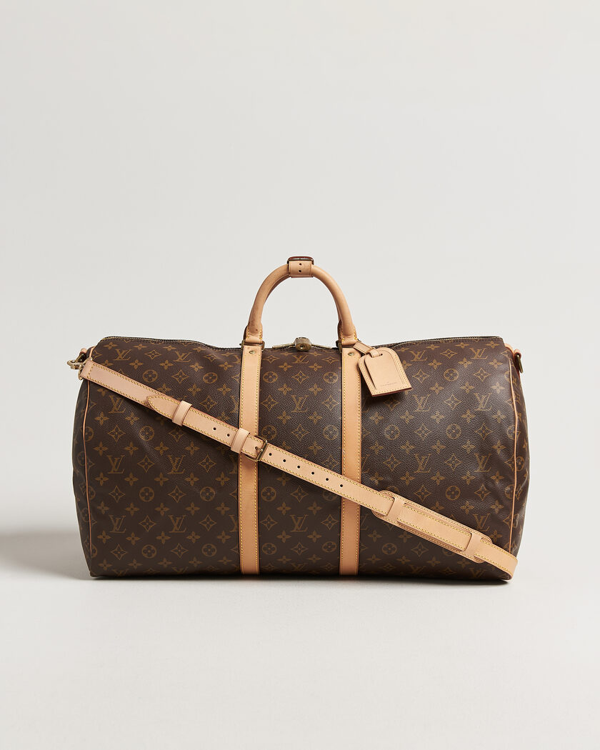 Louis Vuitton Pre-Owned Keepall 55 Bandouliére Monogram – Bruin