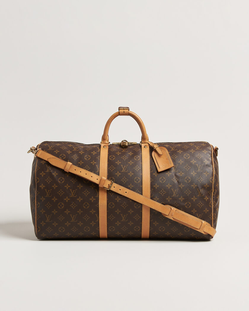 Louis Vuitton Pre-Owned Keepall 55 Bandouliére Monogram – Bruin