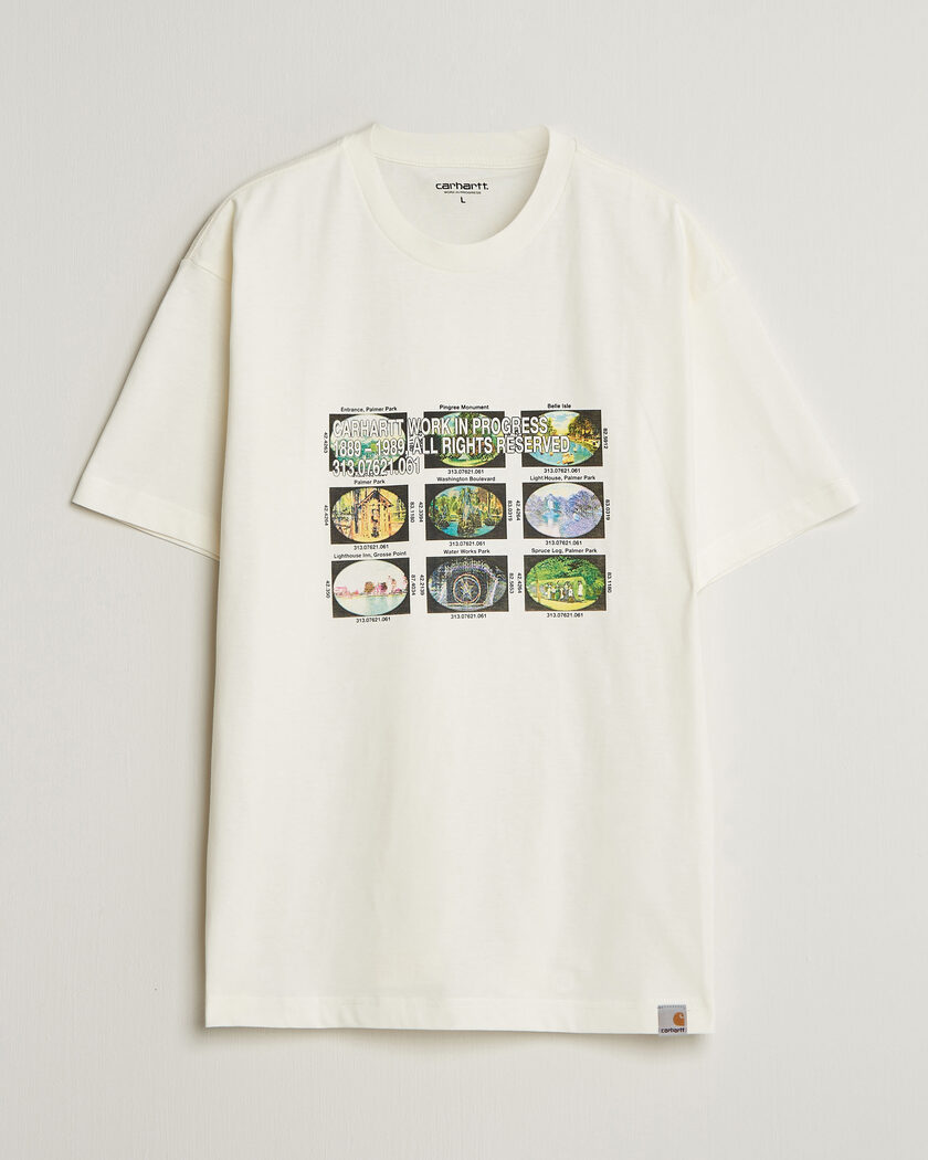 Carhartt WIP Coordinates Printed T-Shirt Wax – Wit