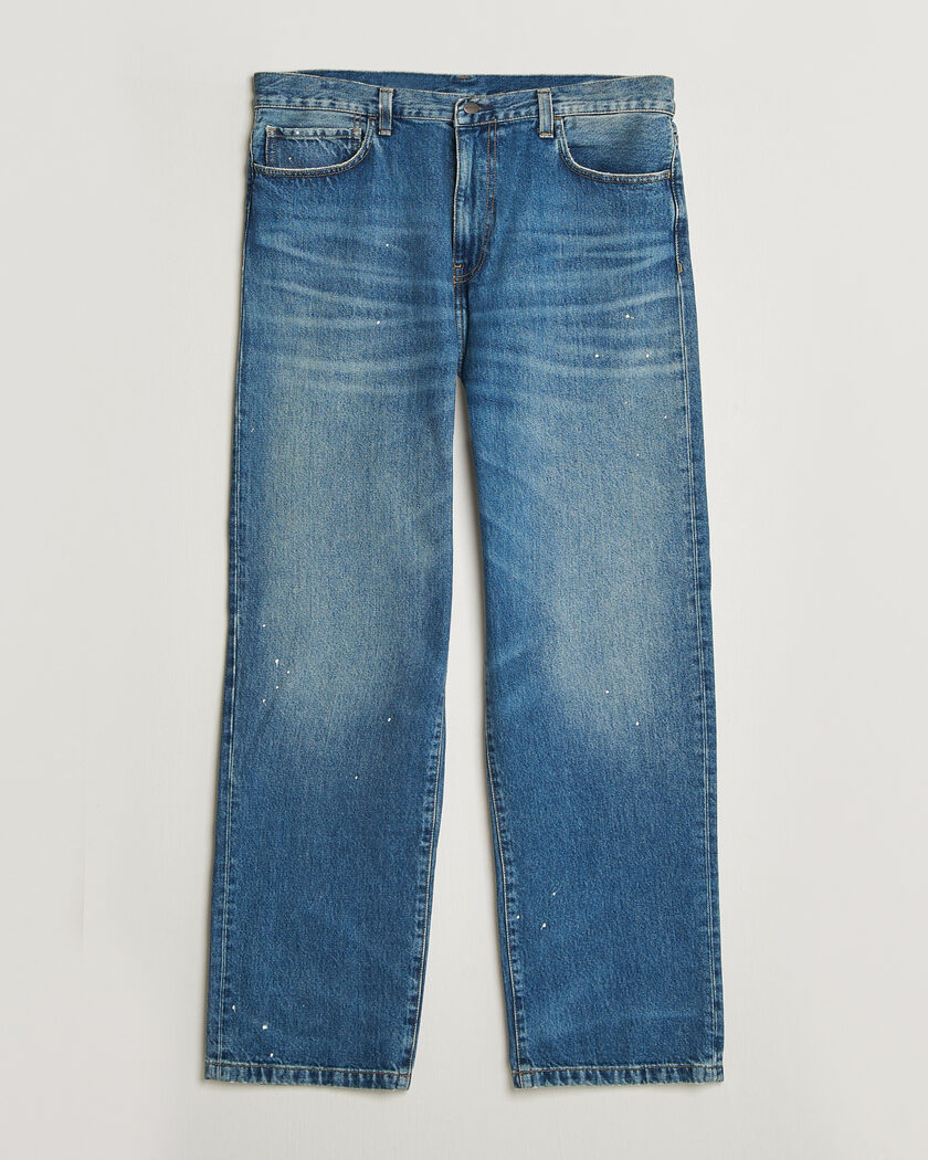 Carhartt WIP Landon Distressed Pant Blue – Blauw
