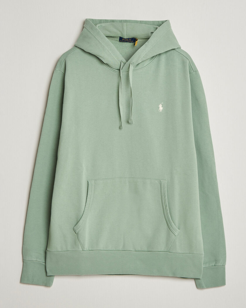 Polo Ralph Lauren Loopback Terry Hood Light Green – Groen