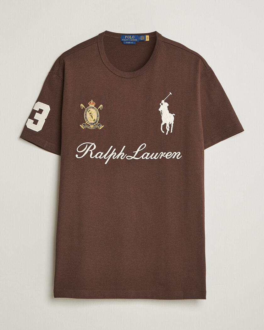 Polo Ralph Lauren Classic Fit Team T-shirt Nutmeg Brown – Bruin