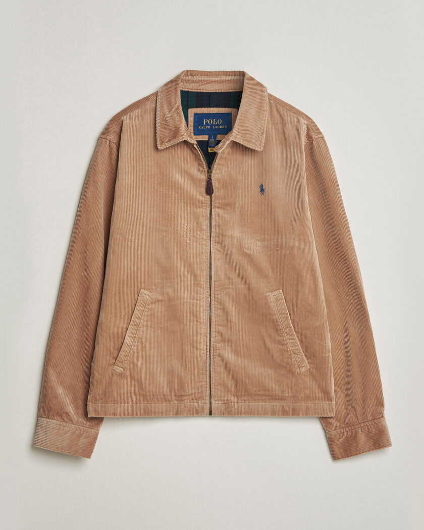 Polo Ralph Lauren Wale Corduroy Windbreaker Vintage Khaki – Bruin