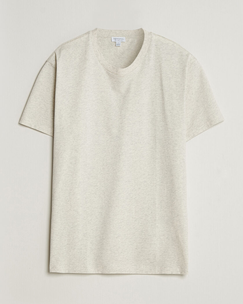 Sunspel Riviera Midweight T-Shirt Archive White – Wit