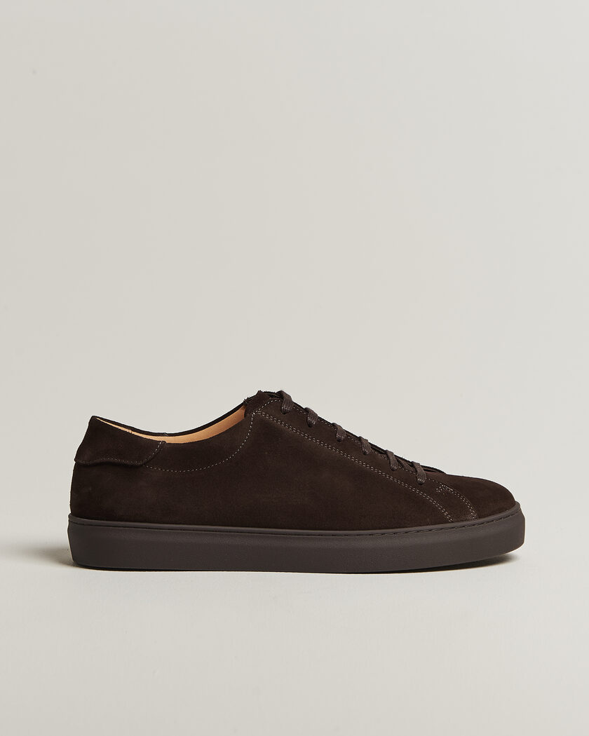 Myrqvist Oaxen Monochrome III Sneakers Dark Brown Suede – Bruin