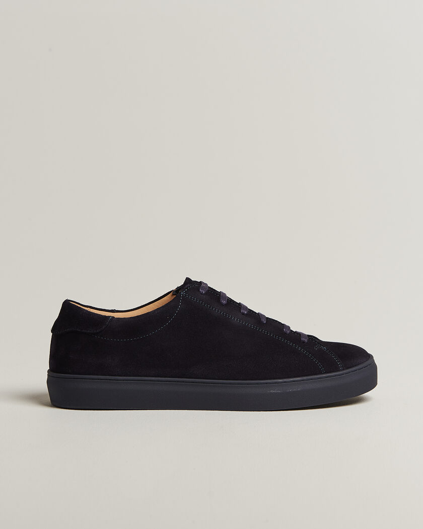 Myrqvist Oaxen Monochrome III Sneakers Navy Suede – Blauw