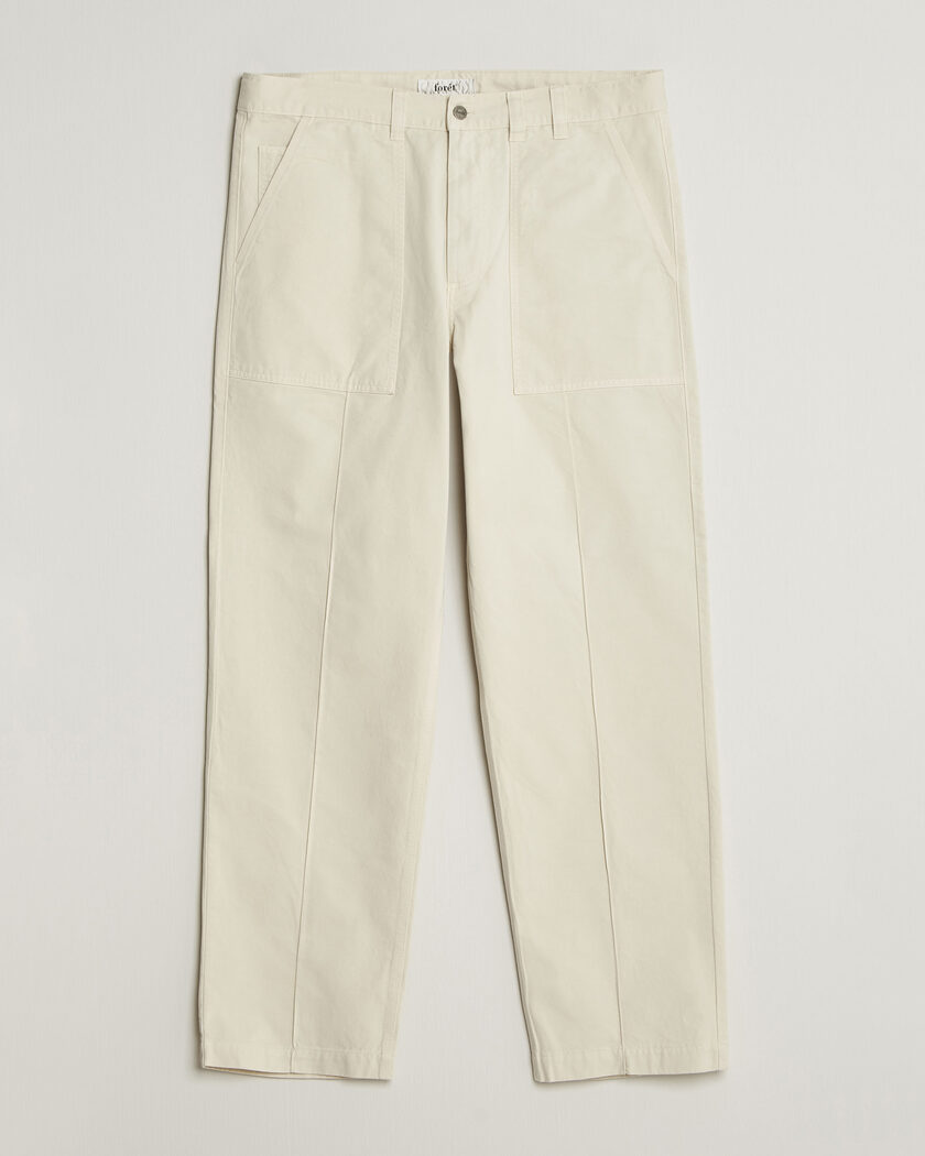 Forét Searcher Fatigue Pants Cloud – Wit