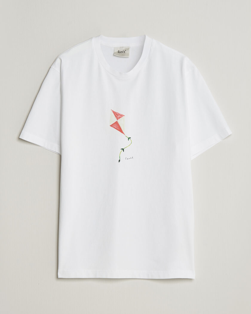 Forét Fly T-Shirt White – Wit