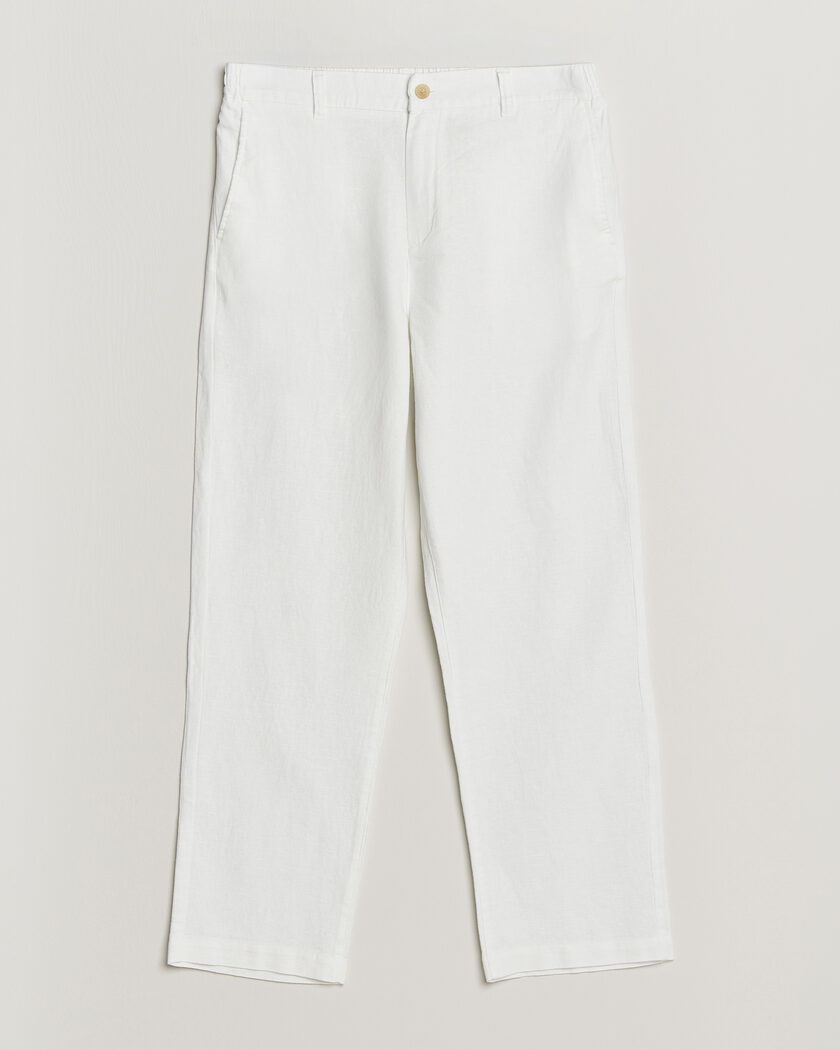 LES DEUX Linen Comfort Suit Pants White – Wit