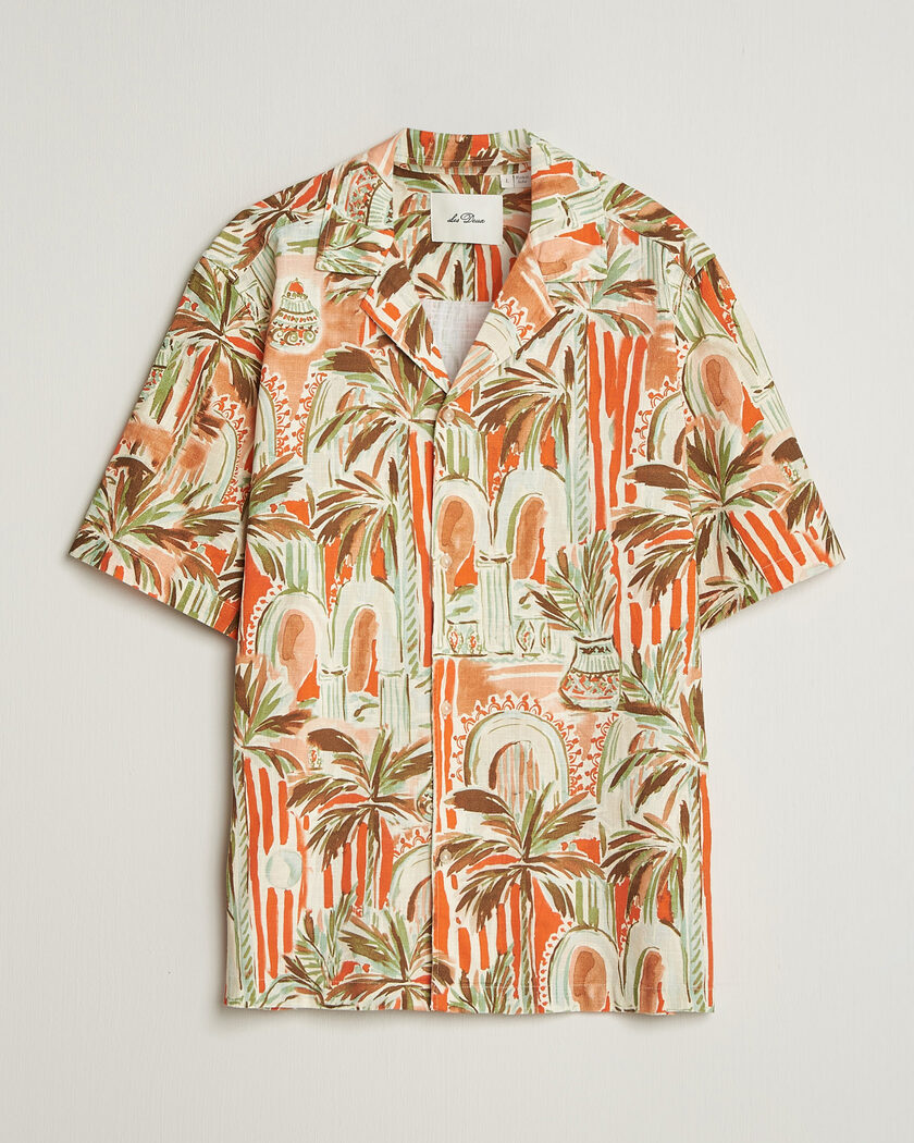 LES DEUX Palm AOP Short Sleeve Shirt Multi – Meerkleurig