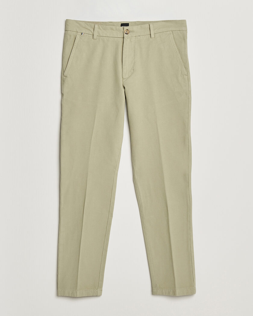 BOSS BLACK Kaiton Structured Chinos Sage – Groen