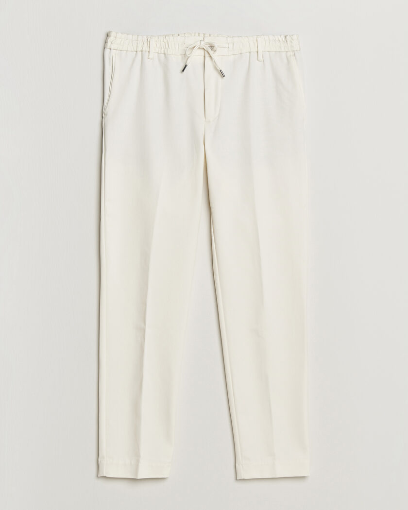 BOSS BLACK Kane Drawstring Trousers Open White – Wit