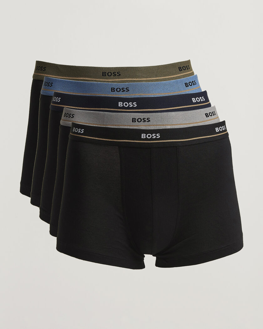 BOSS BLACK 5-Pack Trunk Black – Zwart