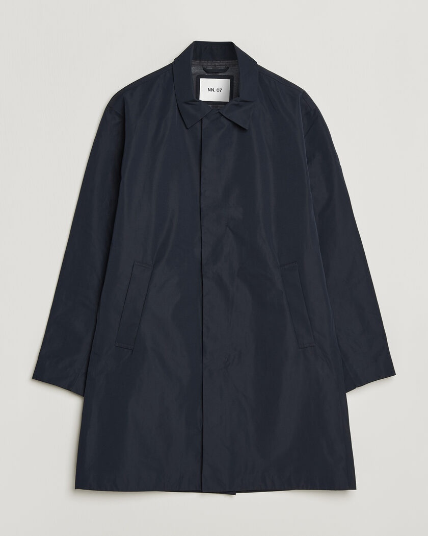 NN07 Steve Technical Coat Deep Navy – Blauw