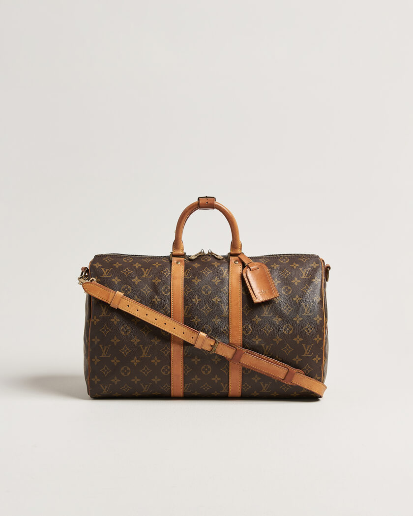  Louis Vuitton Pre-Owned Keepall 45 Bandouliére Monogram – Bruin