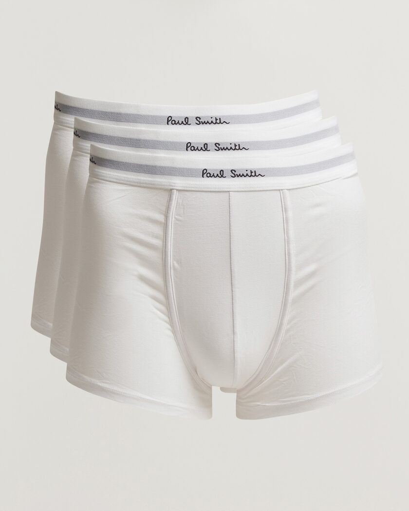 Paul Smith 3-Pack Trunk White – Wit