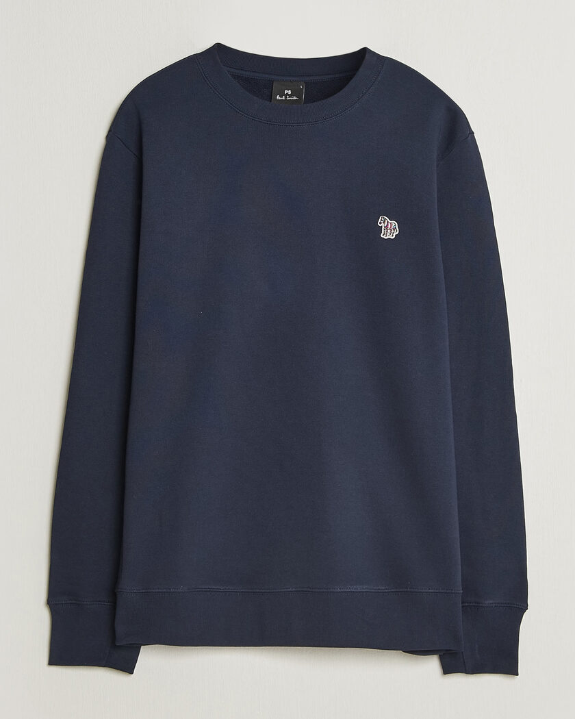 PS Paul Smith Zebra Organic Cotton Sweatshirt Navy – Blauw